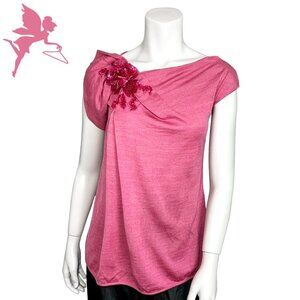 ALBERTA FERRETTI 3D Floral Sequin Sweater